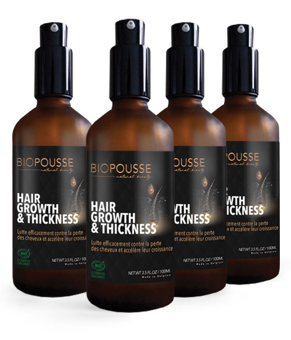 Hair Growth & Thickness 4x 100ml BIOPOUSSE®