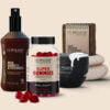 Lotion Biopousse - Pousse de cheveux + shampoing natural solide + Masque nourrissant + Gummies