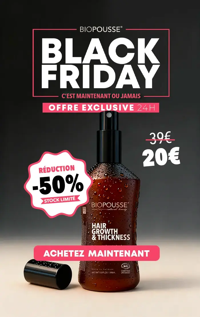 Black Friday -50% - Lotion capillaire Biopousse - pousse de cheveux