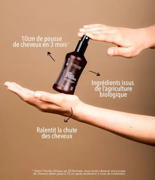 Lotion pousse de cheveux Hair Growth & Thickness 100ml – Image 3